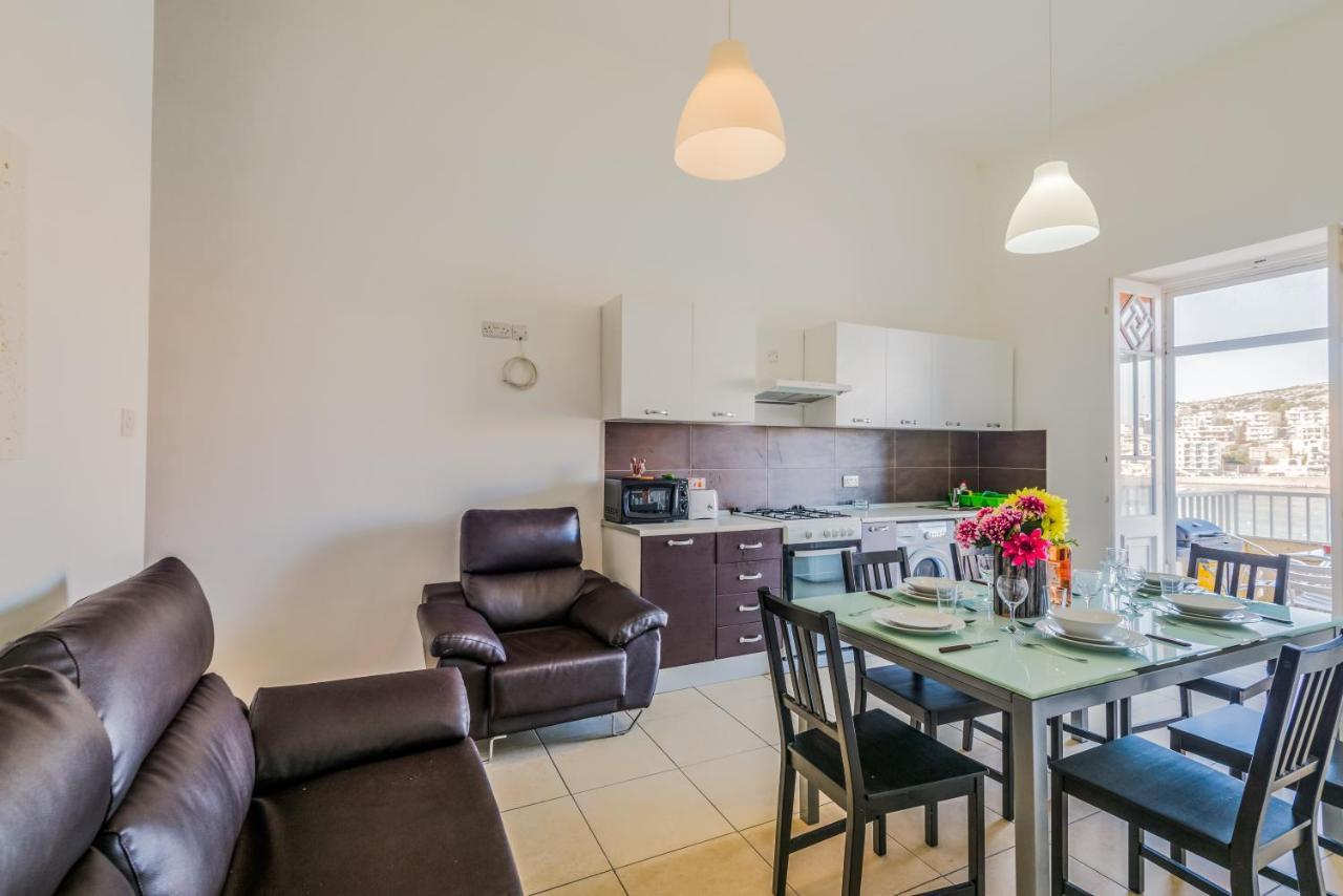 Blue Harbour 2 Bedroom Seafront Apartments With Large Terrace With Spectacular Sea Views - By Getawaysmalta San Pawl il-Baħar Extérieur photo